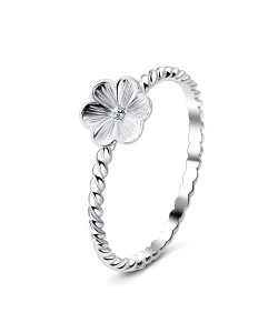 Flower Silver Ring NSR-2736
